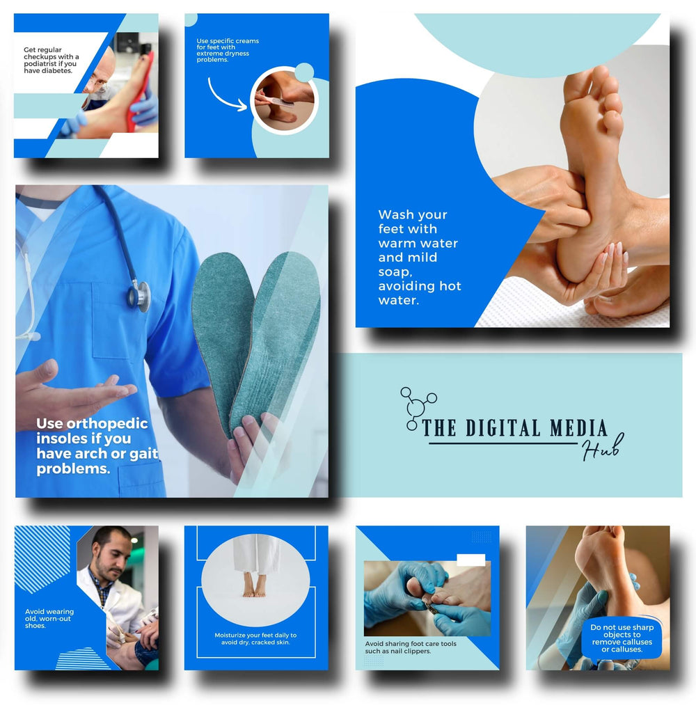 Podiatrist Social Media Bundle preview