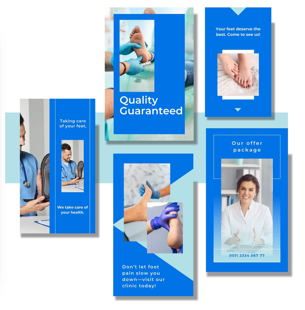 Podiatrist Social Media Bundle preview