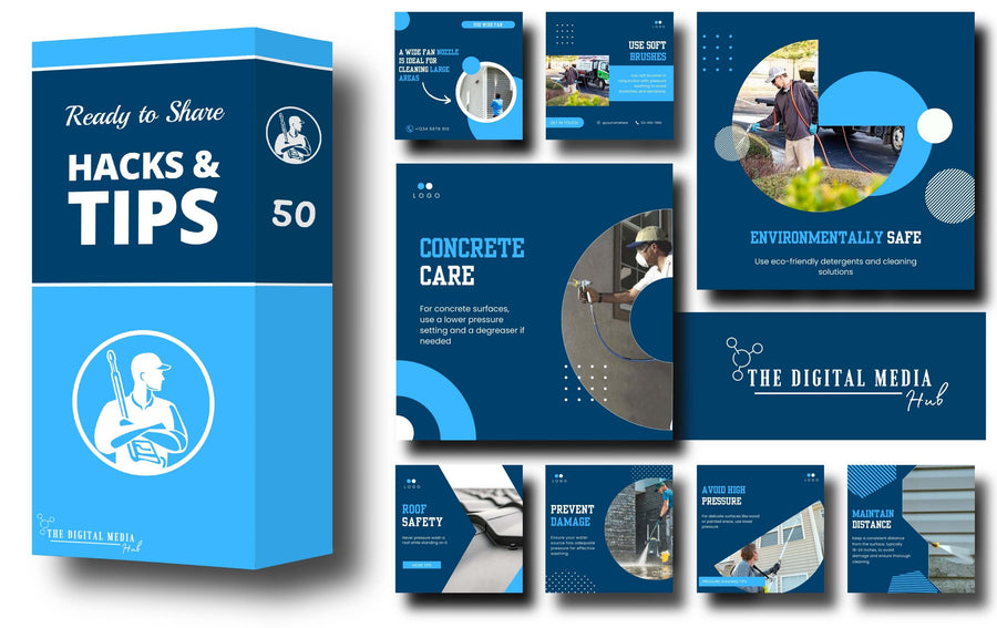 Pressure Washing Social Media Bundle preview