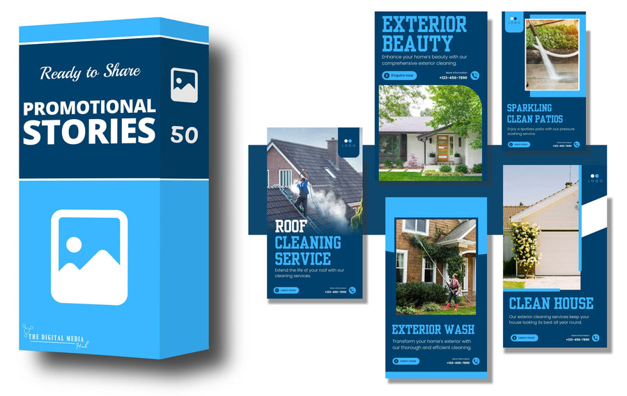 Pressure Washing Social Media Bundle preview