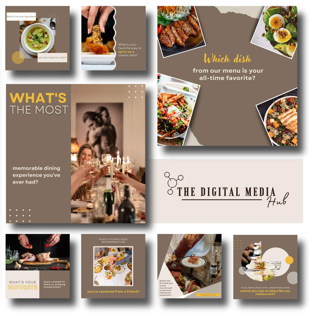 Restaurant Social Media Bundle preview