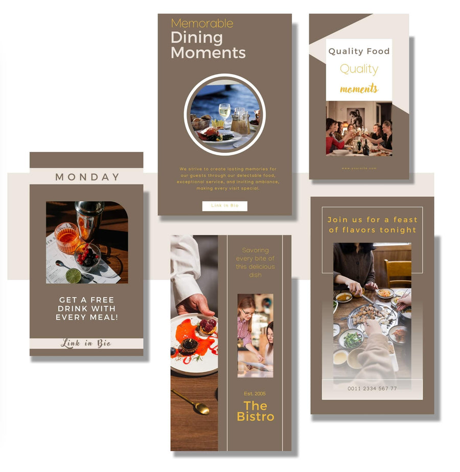 Restaurant Social Media Bundle preview
