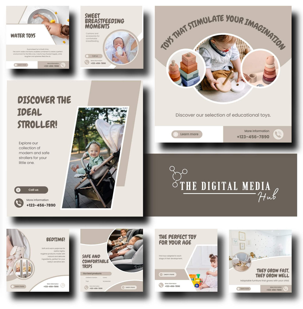 Baby & Kids Store Social Media Bundle preview