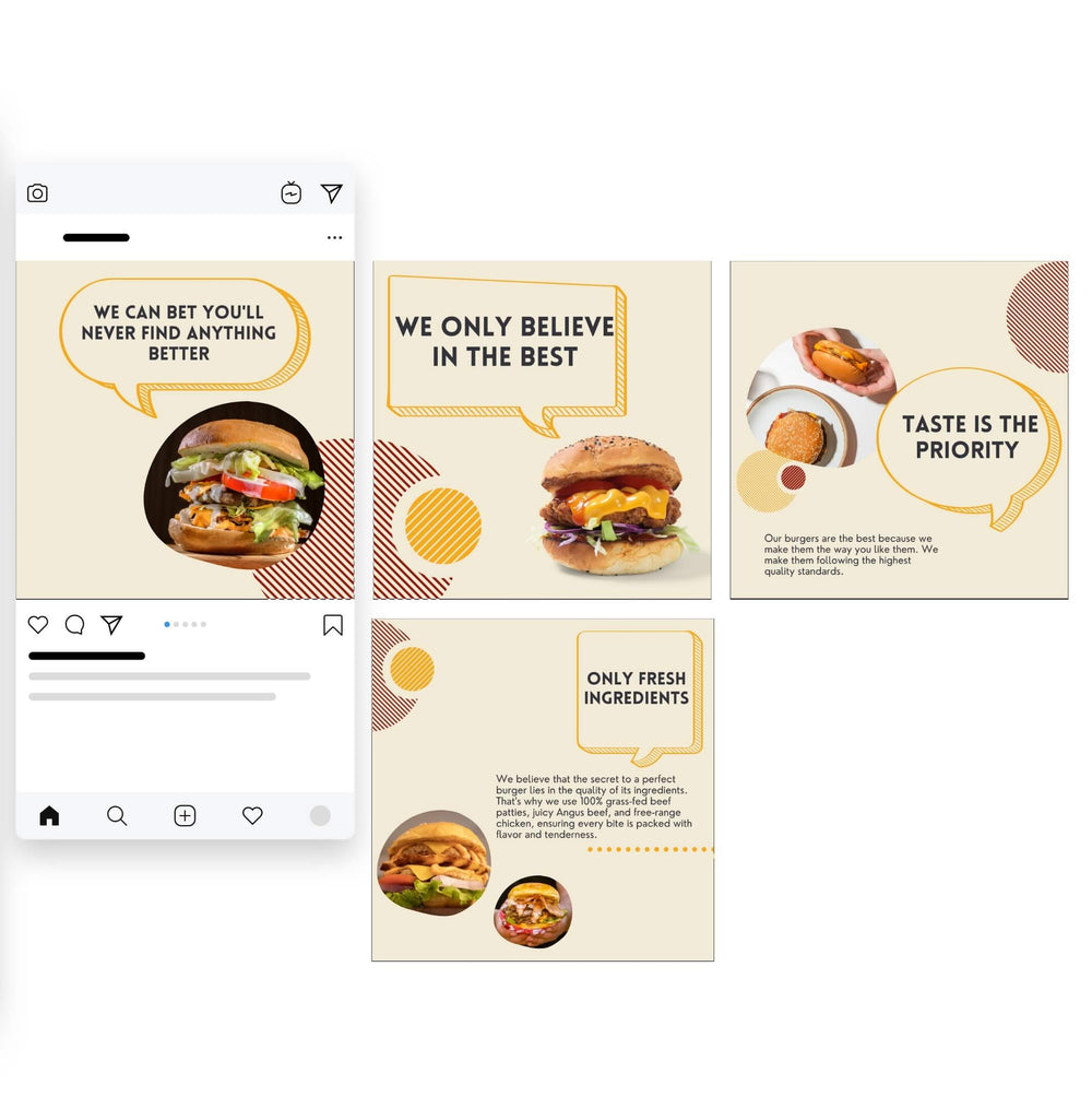 Burger Social Media Bundle preview