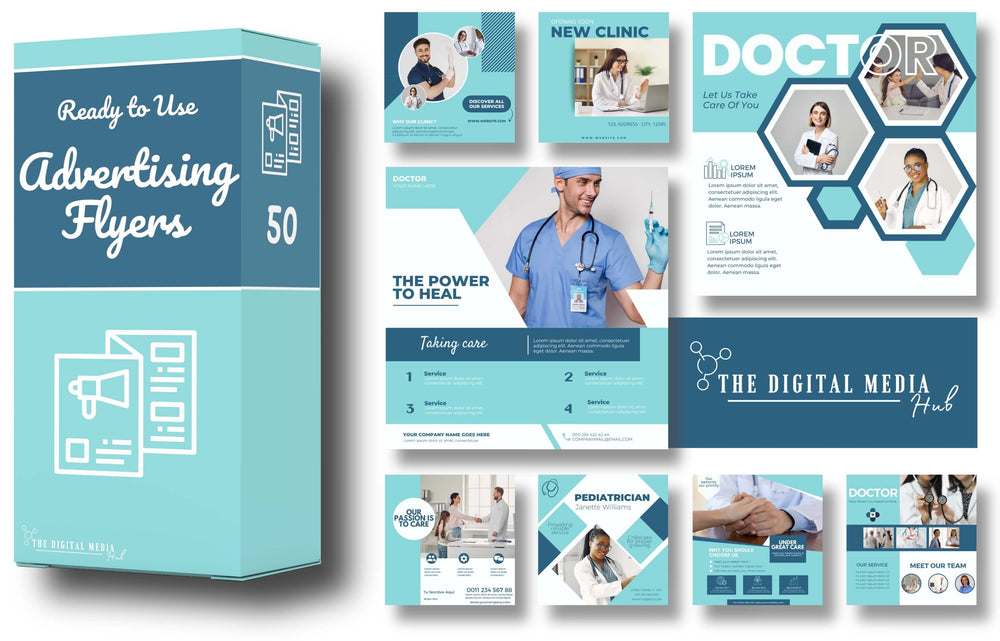 Doctor Social Media Bundle preview