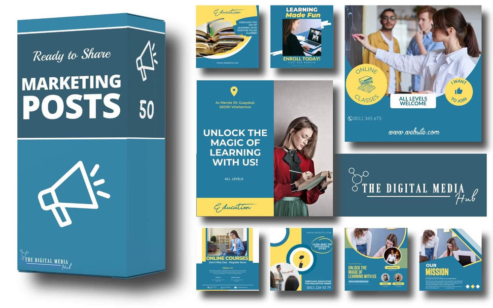 Education Social Media Bundle preview