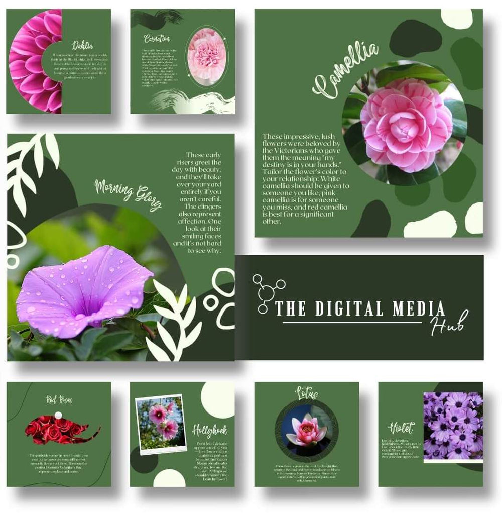 Florist Social Media Bundle preview
