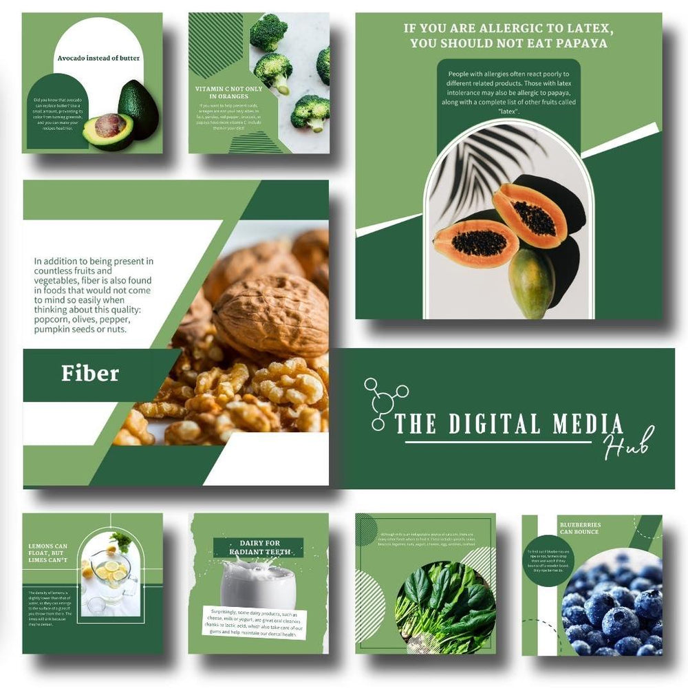 Health & Nutrition Social Media Bundle preview