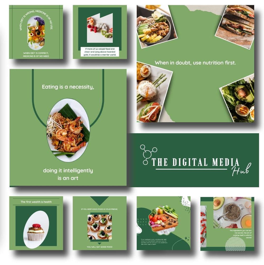 Health & Nutrition Social Media Bundle preview