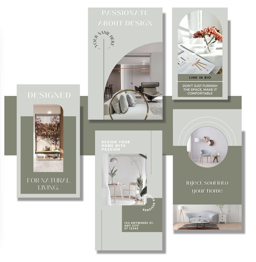 Interior Design Social Media Bundle preview