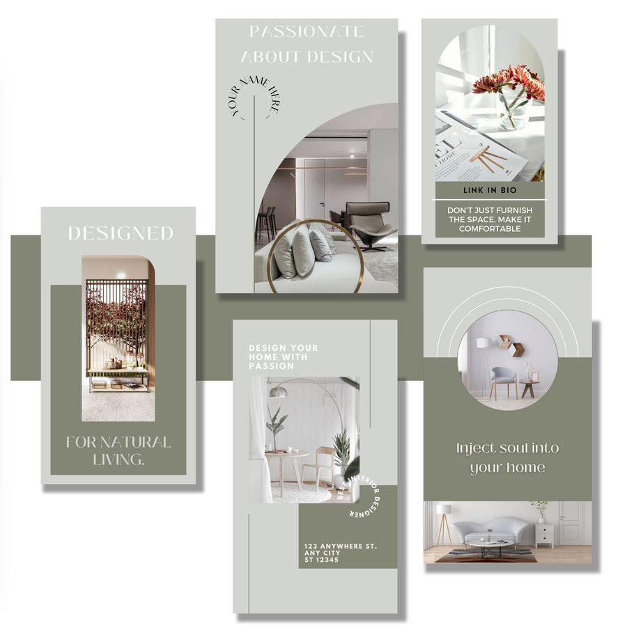 Interior Design Social Media Bundle preview