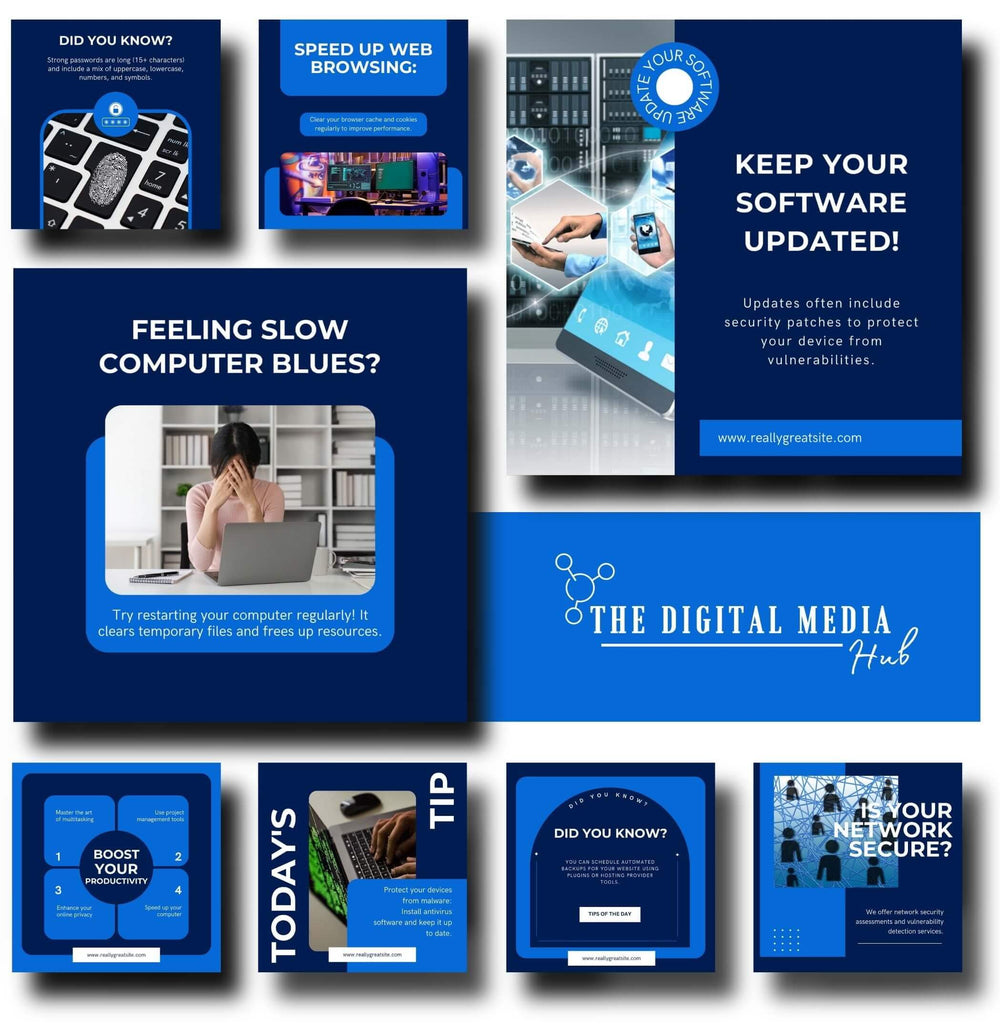 IT Services Social Media Bundle preview