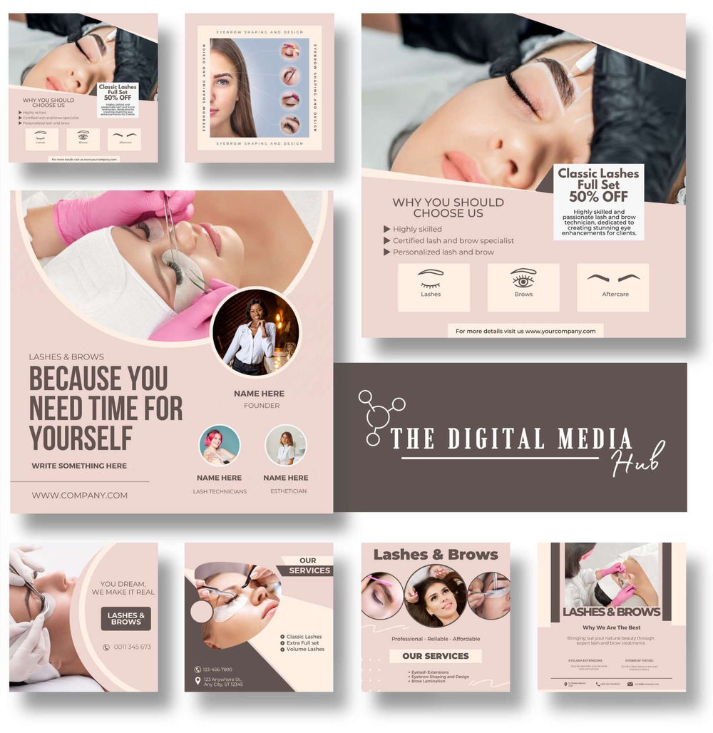 Lashes & Brows Social Media Bundle preview