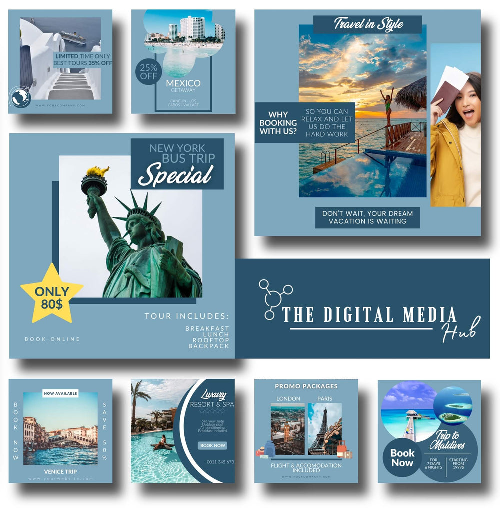 Travel Social Media Bundle preview
