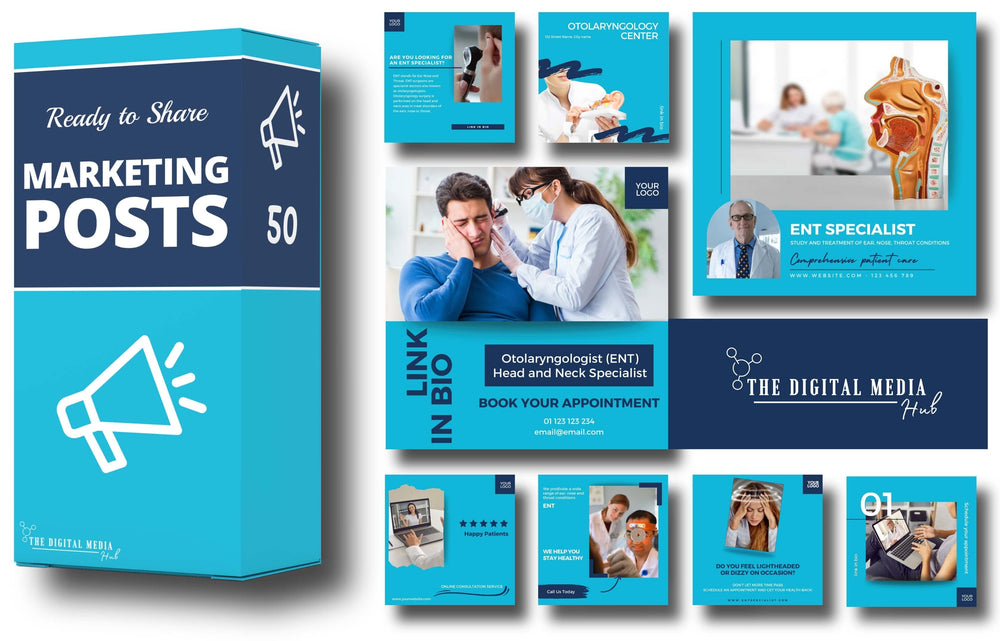 ENT Specialist Social Media Bundle preview