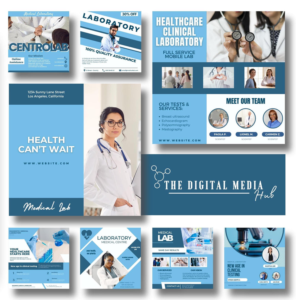 Medical Center Social Media Bundle preview