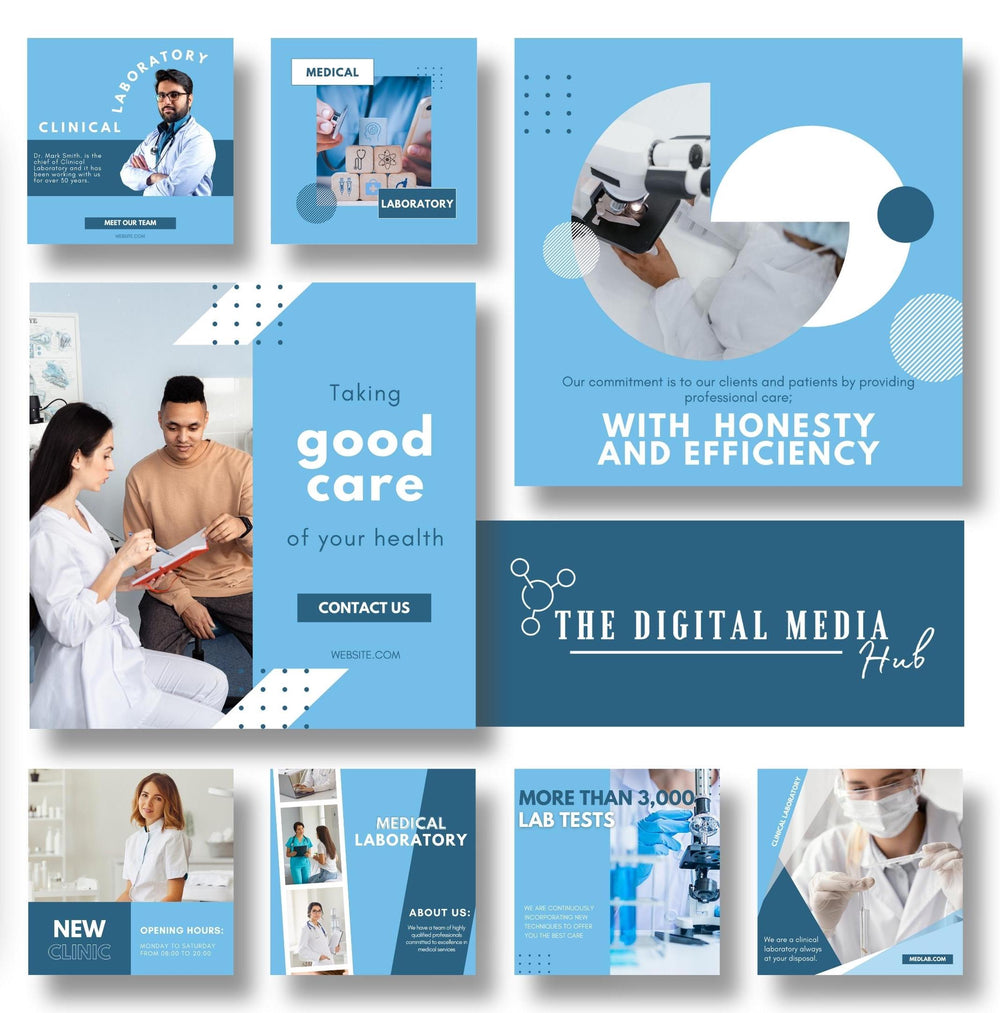 Medical Center Social Media Bundle preview