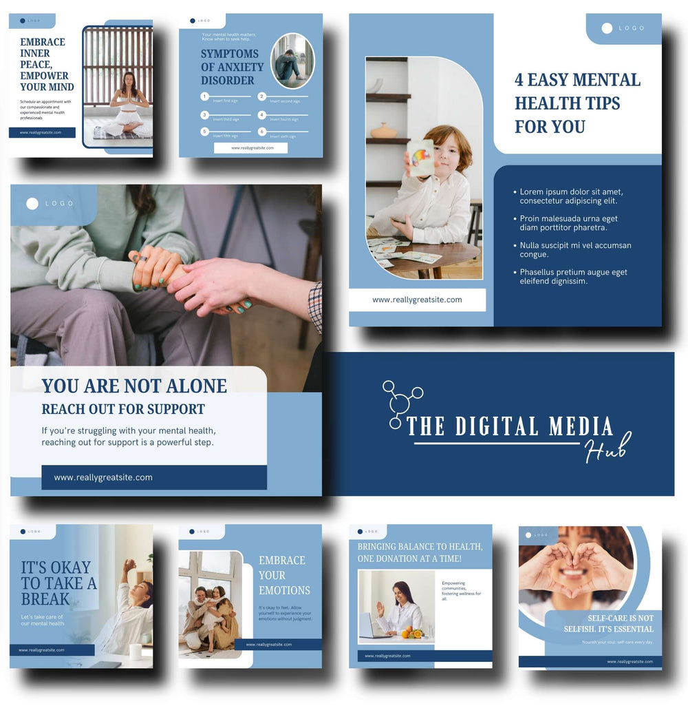 Mental Health Social Media Bundle preview
