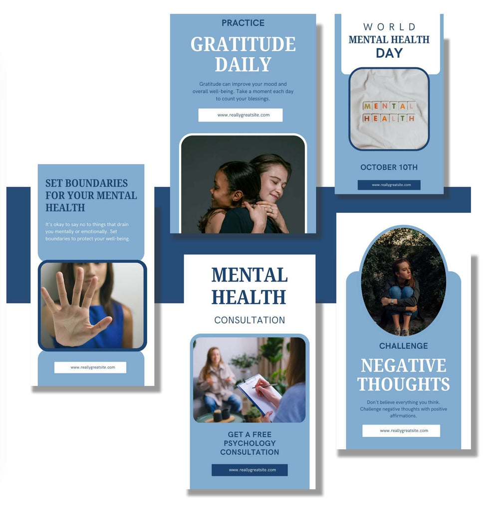 Mental Health Social Media Bundle preview