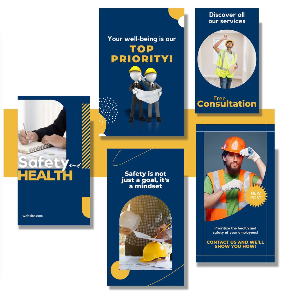 Occupational Health & Safety Social Media Bundle preview