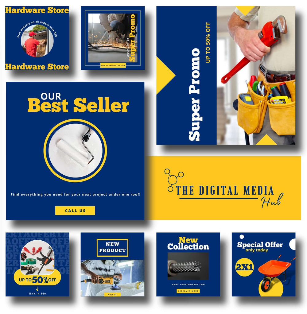 Hardware Store Social Media Bundle preview