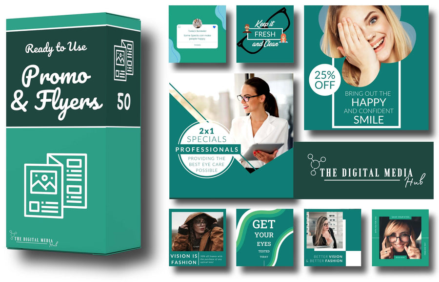 Optician Social Media Bundle preview