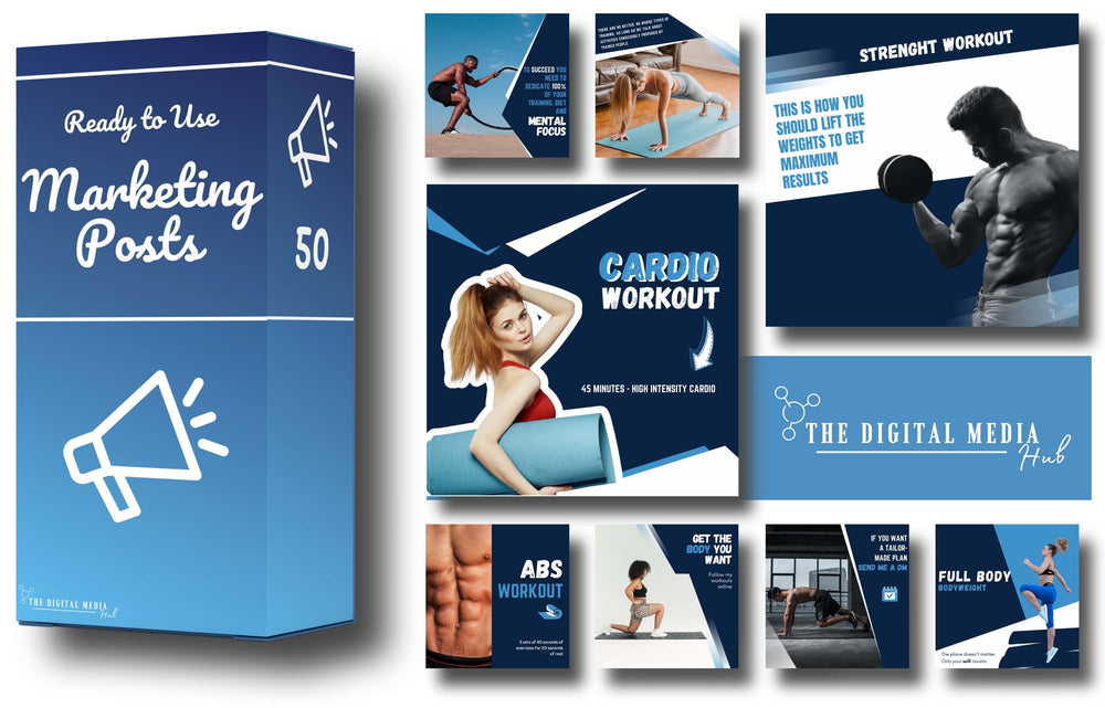 Personal Trainer Social Media Bundle preview
