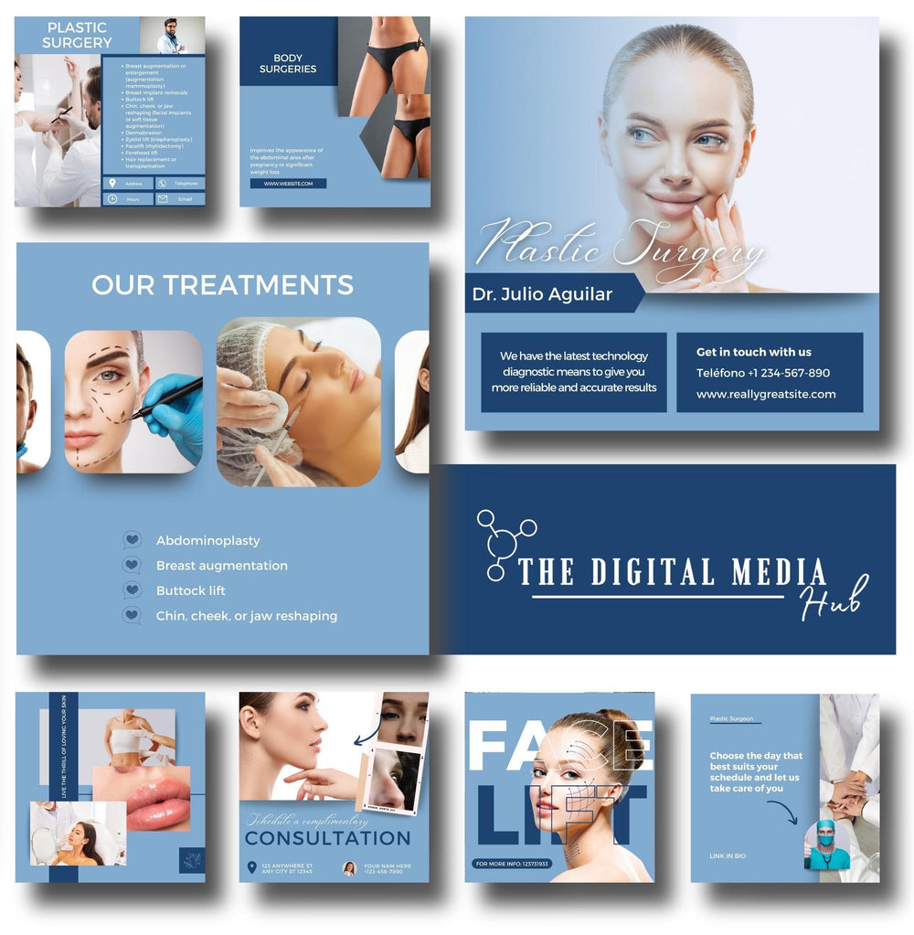 Plastic Surgery Social Media Bundle preview