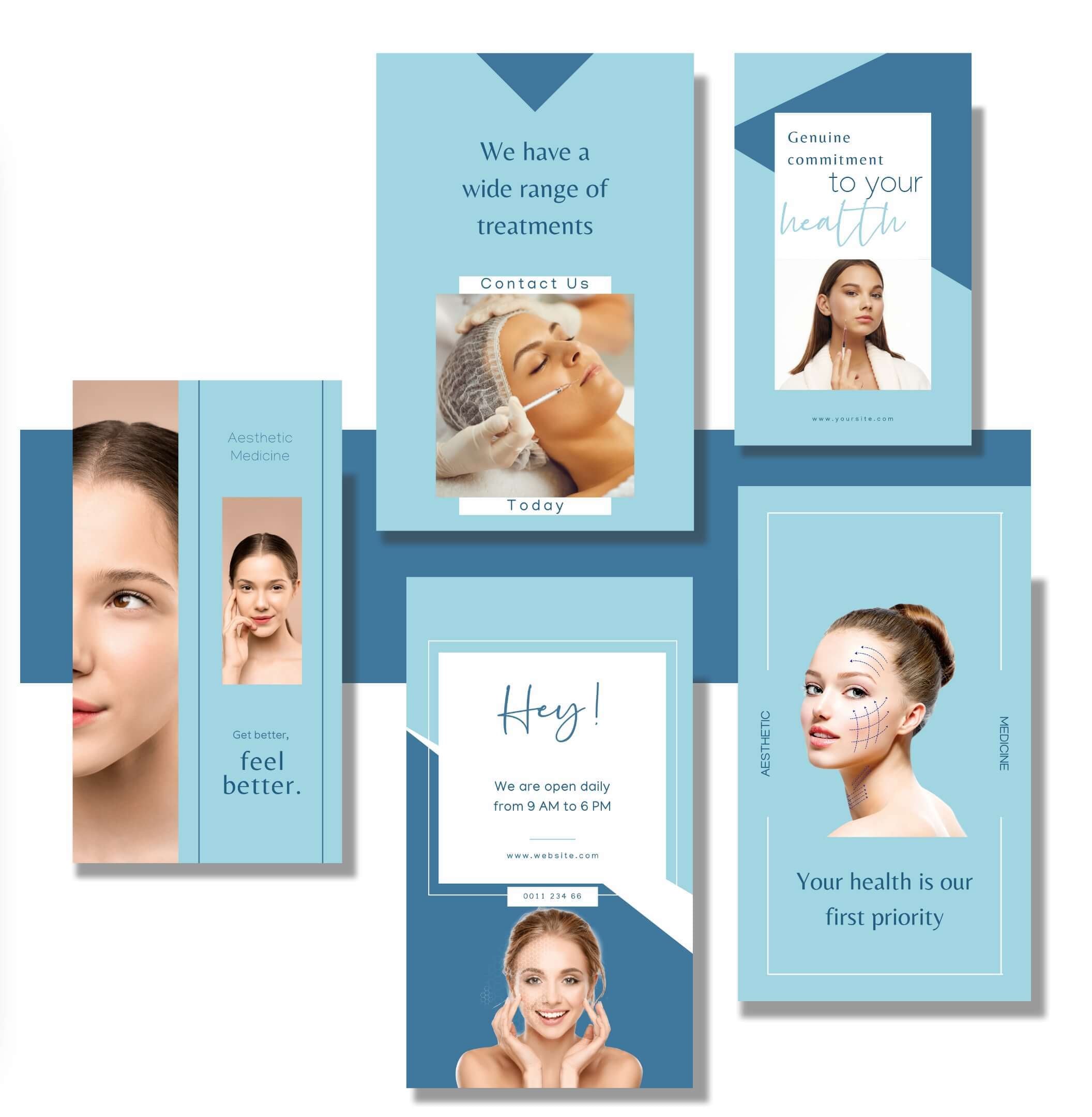 promotional stories for aesthetic medicine clinics