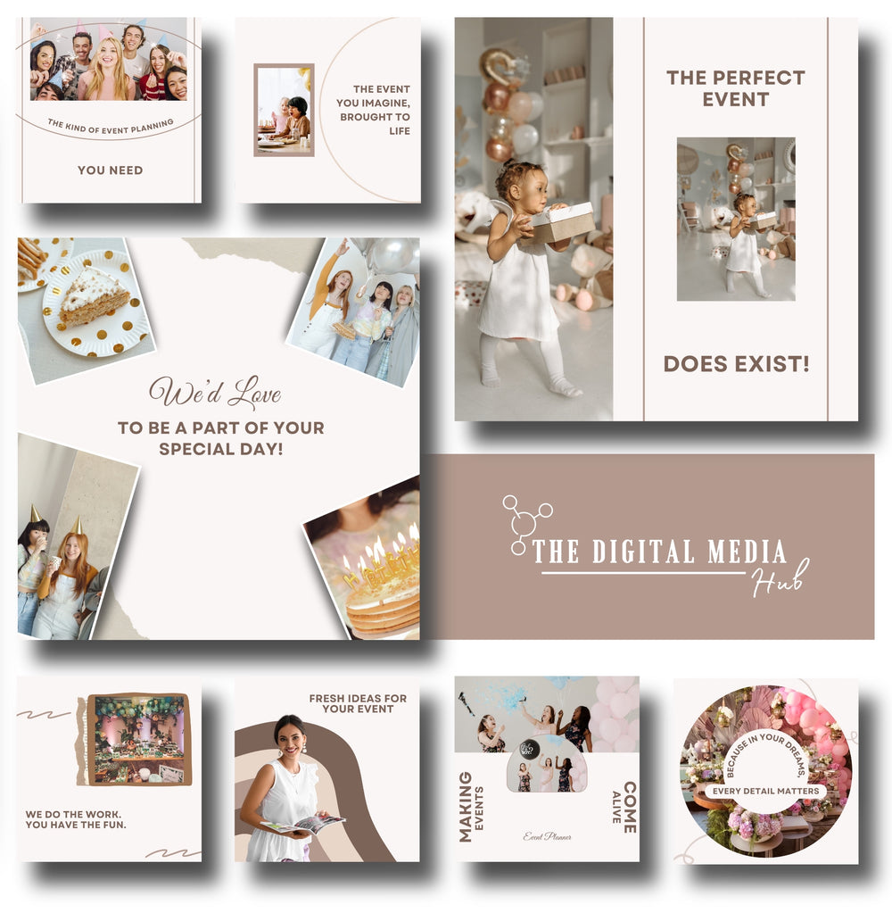 Event Planner Social Media Bundle preview