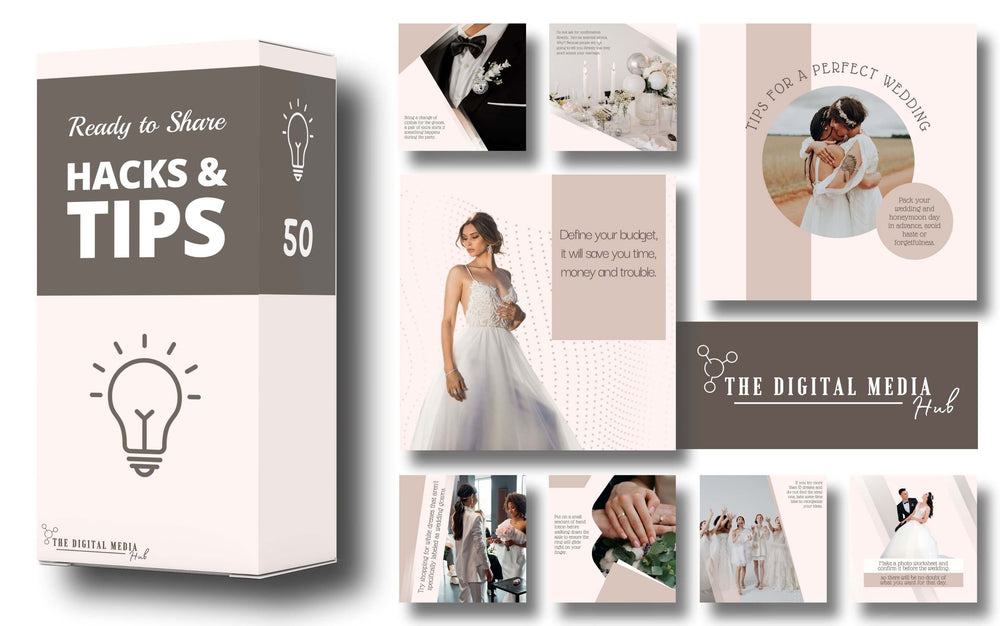 Wedding Planner Social Media Bundle preview
