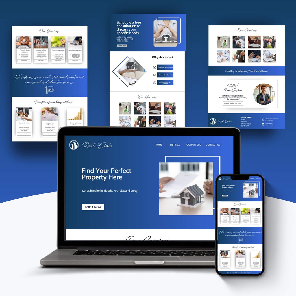 Real Estate Webpages | Ready to Use | – The Digital Media Hub