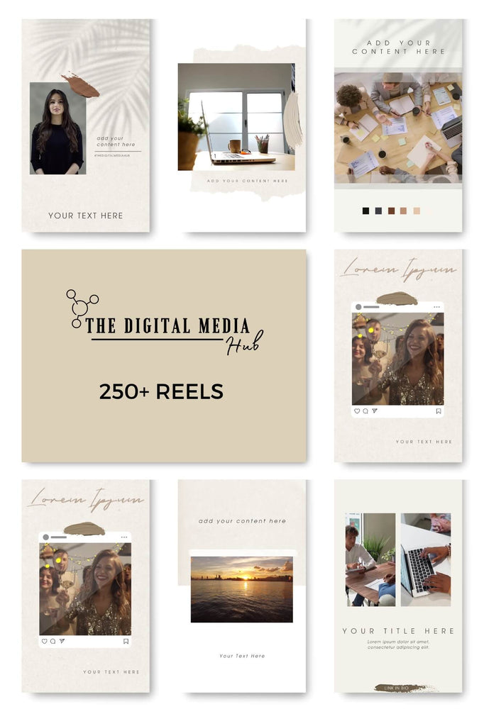 Reels Website Example Reels Bundle | 250+ Ready-made Reels | Fully Editable & Customizable ...