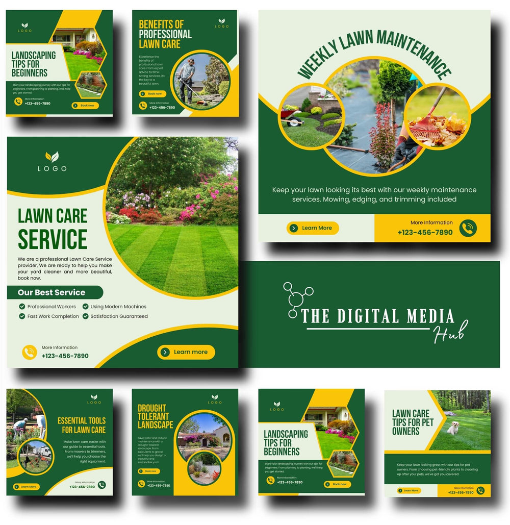 Landscape & Gardening Services Social Media Bundle preview