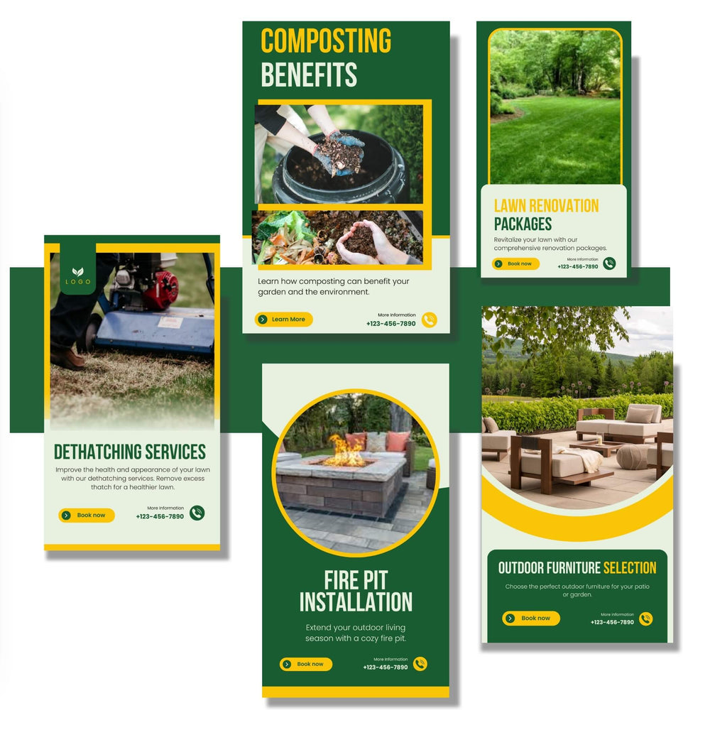Landscape & Gardening Services Social Media Bundle preview
