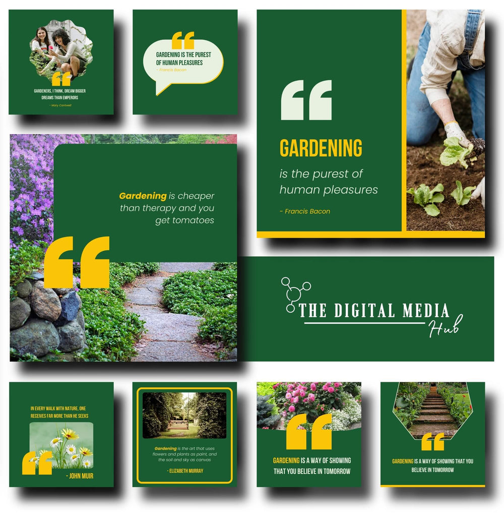 Landscape & Gardening Services Social Media Bundle preview