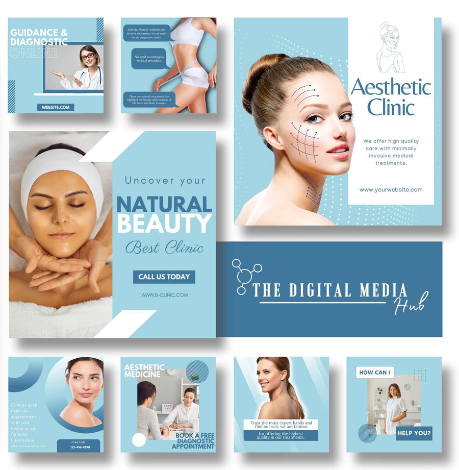 Aesthetic Medicine  Social Media Bundle preview