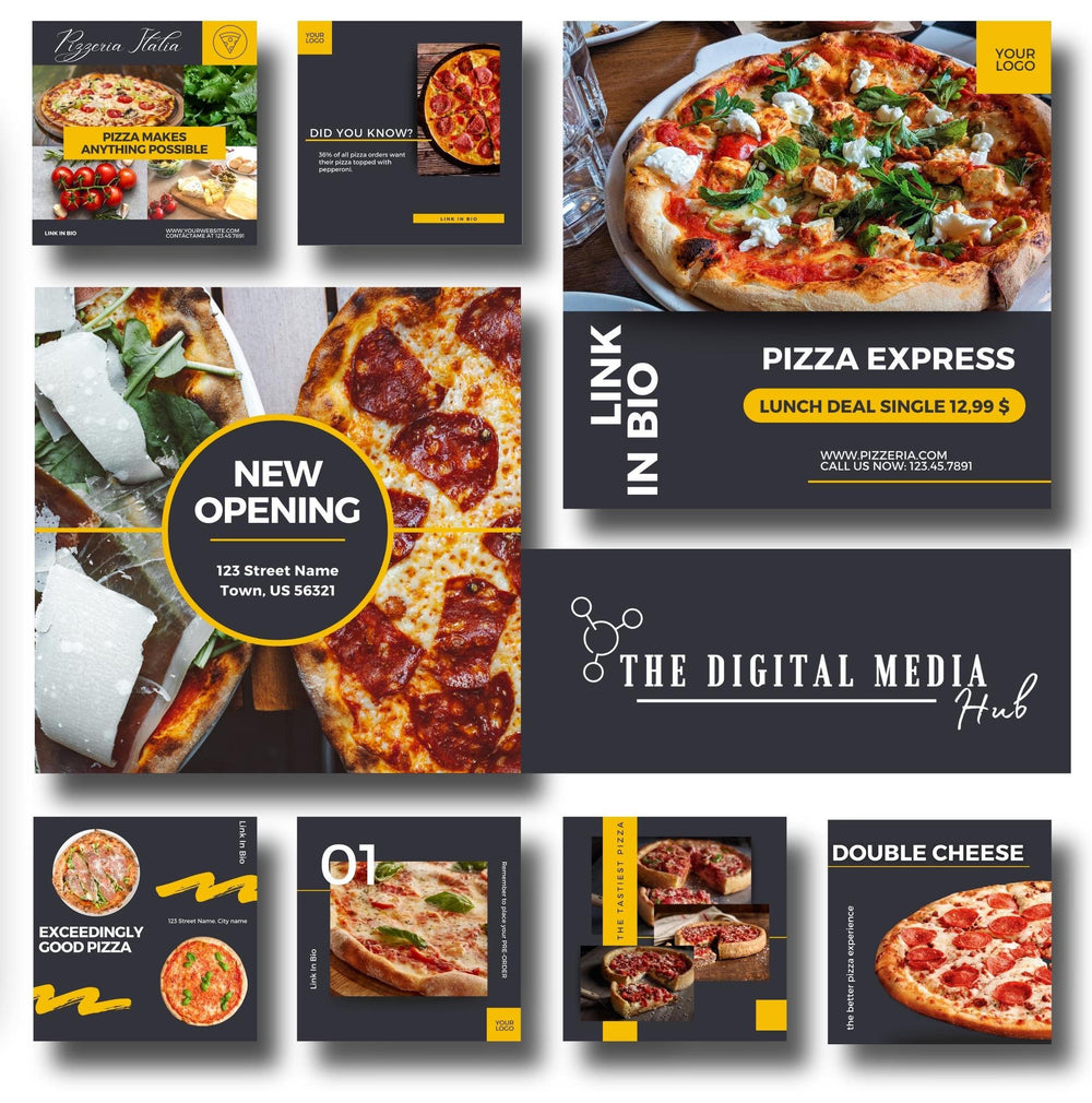 Pizzeria Social Media Bundle preview