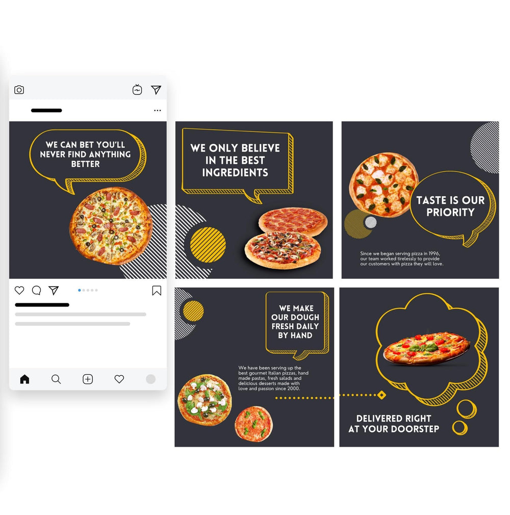 Pizzeria Social Media Bundle preview