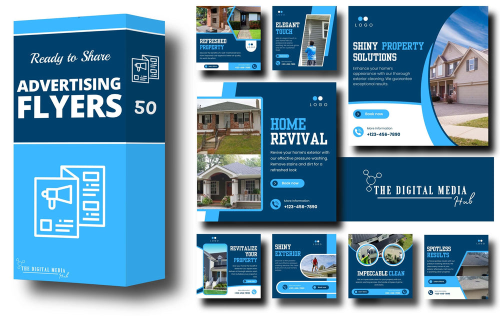 Pressure Washing Social Media Bundle preview