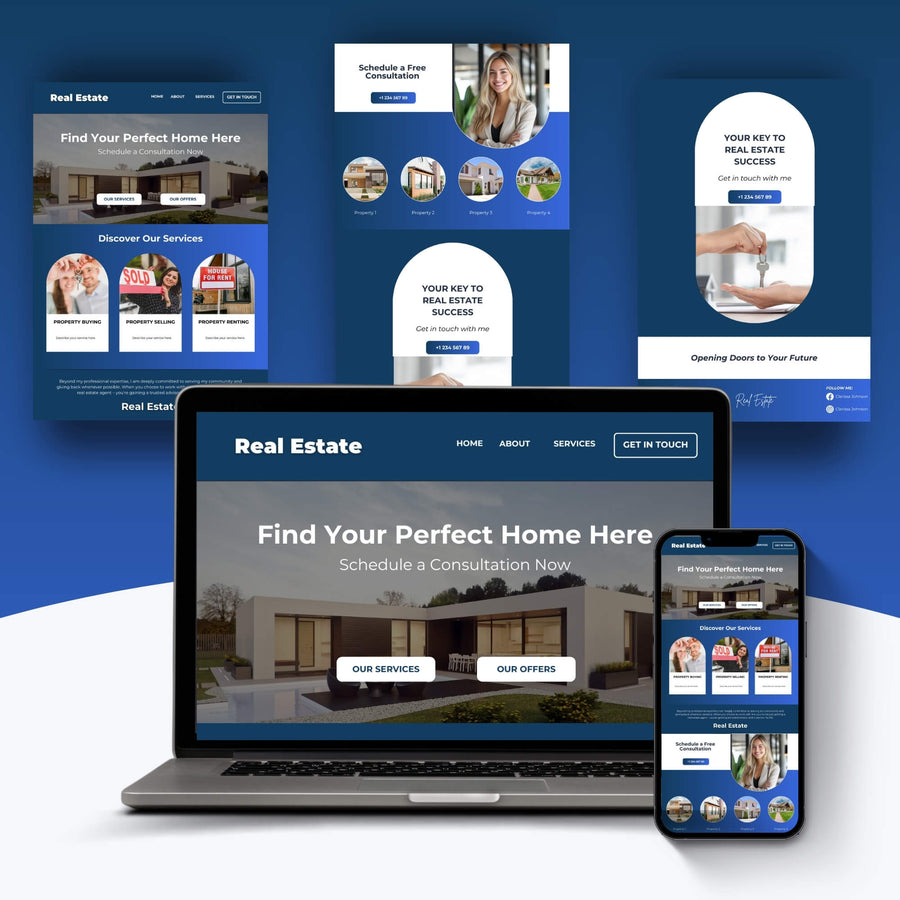 Real Estate Webpages preview