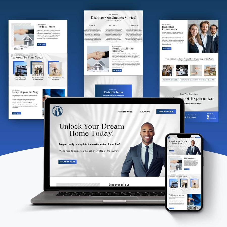 Real Estate Webpages preview