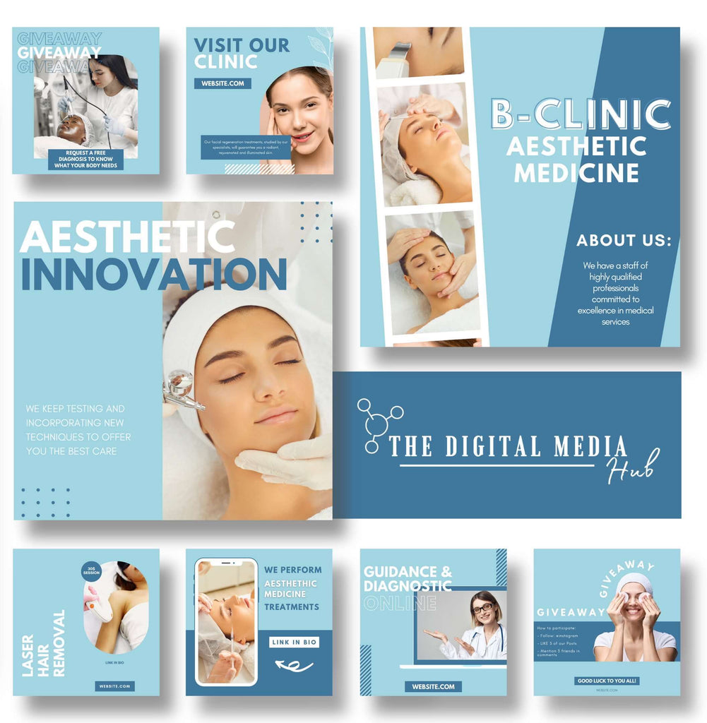 advertising flyers for aesthetic medicine clinics