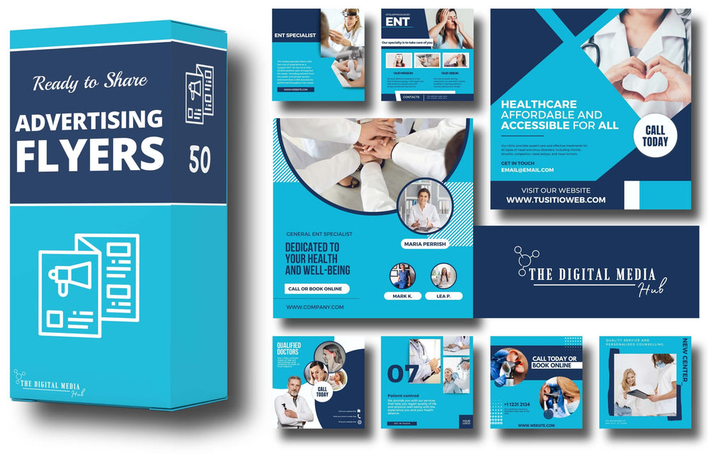 ENT Specialist Social Media Bundle preview
