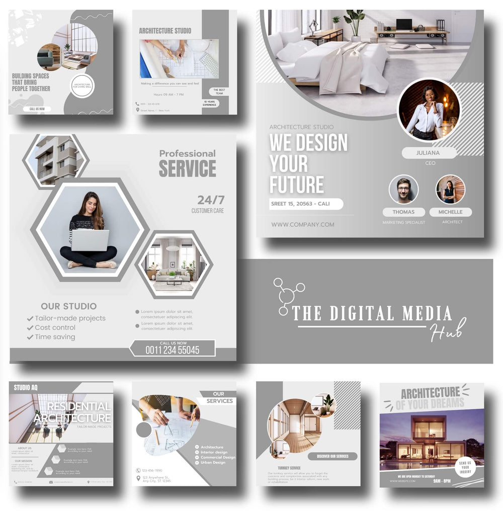 Architect  Social Media Bundle preview