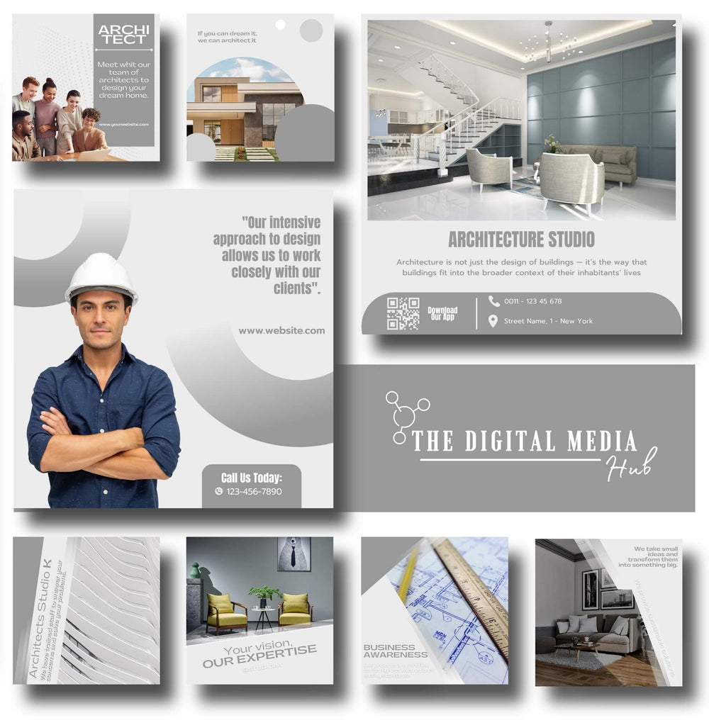 Architect  Social Media Bundle preview