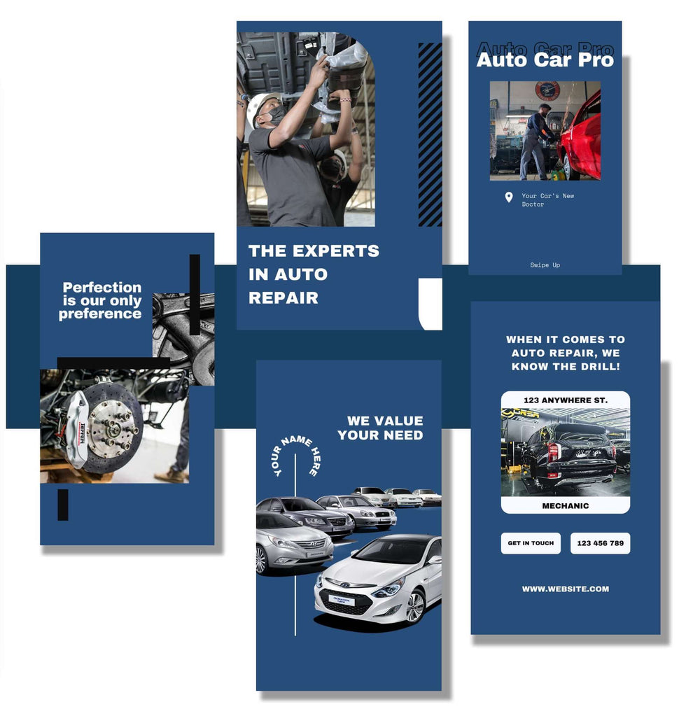 Auto Repair  Social Media Bundle preview