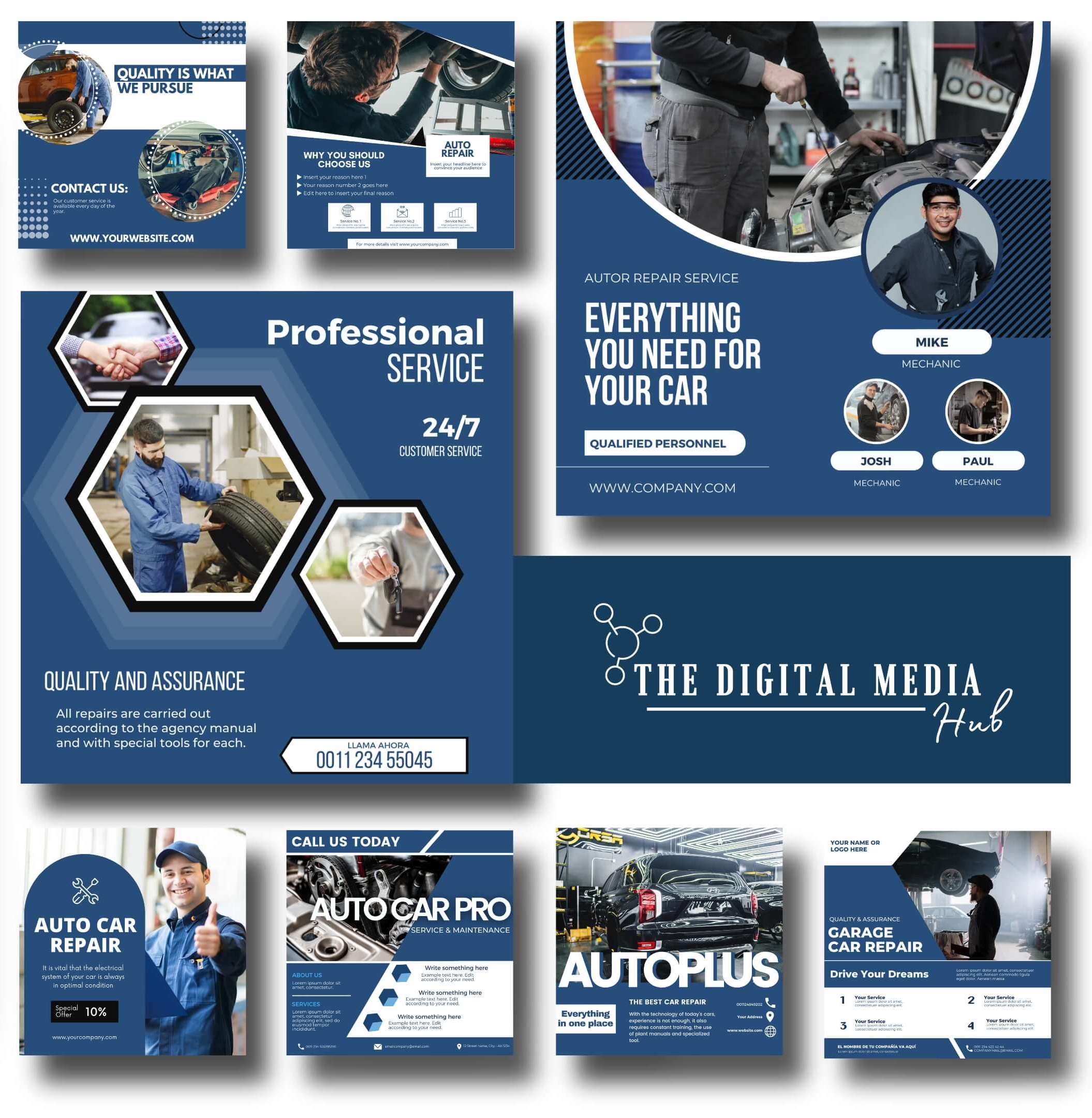 auto repair advertising flyers
