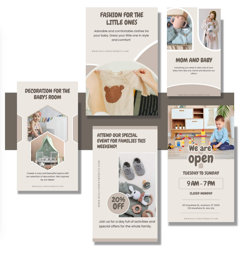 Baby & Kids Store  Social Media Bundle preview