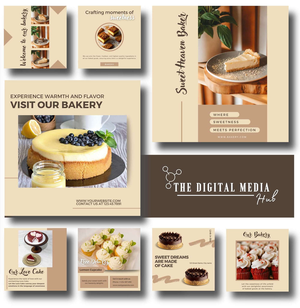 Bakery Social Media Bundle preview